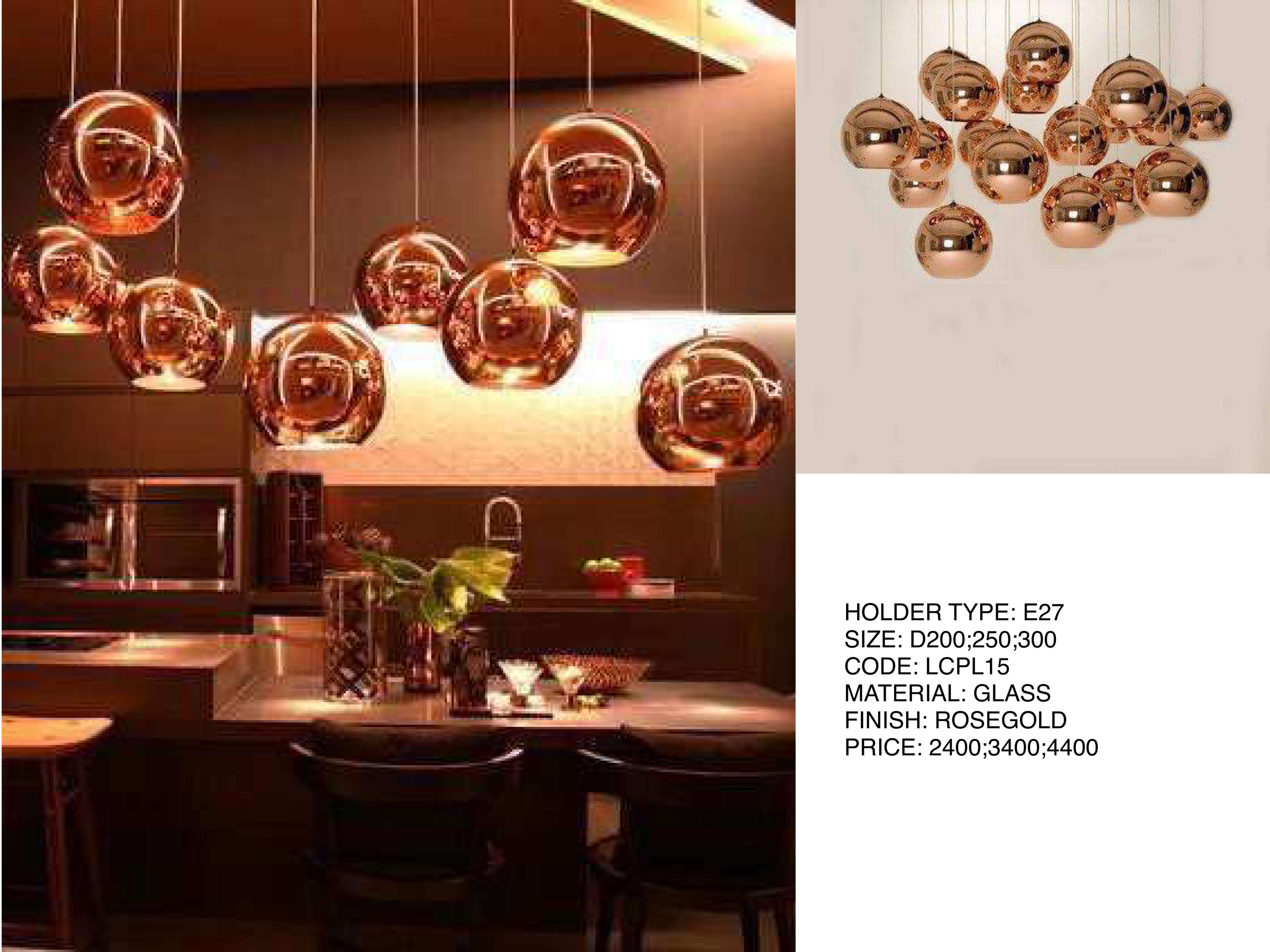 Beyond Lights - Rose Gold Pendant- LCHL